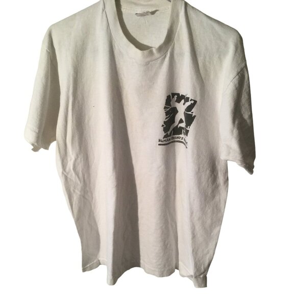 1988 Human Rights World Tour Crew Shirt Air Cargo Staff XL - Picture 4 of 6
